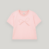 ピンクリボンセミクロップTシャツ