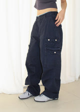 (UNISEX) FIELD BUTTON CARGO PANTS (3color)