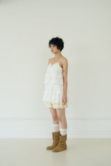 VANILLA TERRY PUMPKIN PANTS (CREAM)