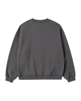 25FW WOMAN ARCH SHAPED LOGO NAPPING SWEATSHIRT