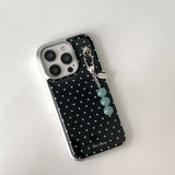 dot silver bumper case [black]