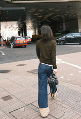 TURN-UP DENIM PANTS code 23002
