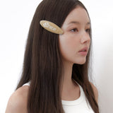 グリッターサンドヘアクリップ（ゴールド）