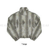 PLUSH HIGH-NECK JUMPER