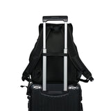 FLAP STRING BACKPACK / BLACK