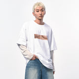 フェイクアンダーブープクロップTシャツ