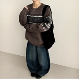 Ford Nordic Round Loose Fit Wool Knit