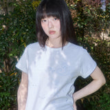 Gliter Mazy Logo Tee (White) F25QB125