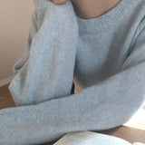 Choe loose fit wool round knitwear