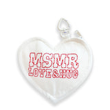 MSMR ハートポーチ White