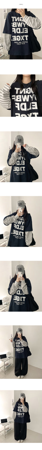 ジェドクラックダンガラレイヤードロングスリーブTシャツ