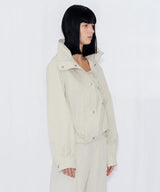 DRAWSTRING TRACK JACKET