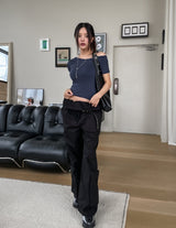 Fold ストリングアンダーポケットカーゴパンツ
