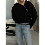 [Unisex] Side zipper hood knit sleeves(3color)