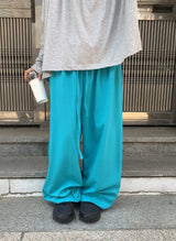 26SS★ [BAONHAUS] Alt Color Banding Wide Jogger Pants
