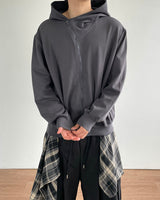 Geo Curve Hoodie Zip-up