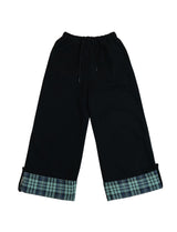 check folding sweatpants / mint