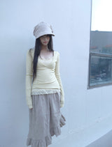 ニコVネックTシャツ