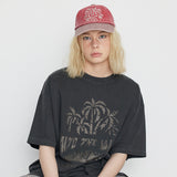 イントゥザジャングルピグメント半袖Tシャツ Charcoal