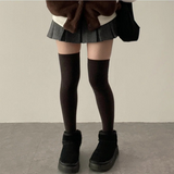 povin woolen pleats mini skirt