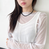 ノッテッドオニキスストーンネックレス