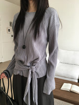 Pleats tie top
