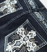 Cross point denim