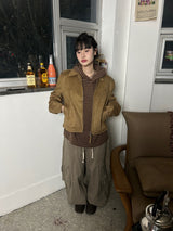 (3colors) cuty prison knit hoodie