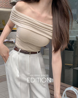 【MADE】Off-shoulder T shirt