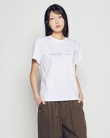 26SSウーマン レインボー ショートスリーブ Tシャツ