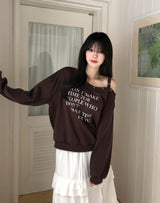 Vint Eyelet Strap Sweatshirt