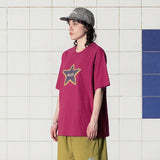 タイダイ スター ロゴ Tシャツ / MAGENTA