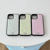 Pastel star epoxy bumper case(pink)