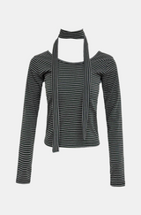 Ray Stripe Muffler T-shirt