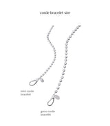 [925 silver] Huit.silver.68 / ミニコルドブレスレット
