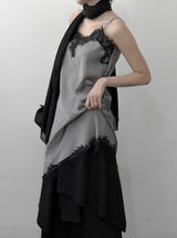 Silver Lace Slip One Piece
