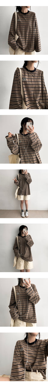 オカレタリングパッチユニットプライスロングスリーブTシャツ