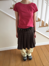 YWD PLAID PLEATS SKIRT (3color)