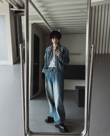 [PREMIUM/MADE] Signature mold crop denim jacket