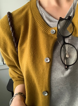 Pomer Basic Button Cardigan / 7 colors