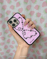 ギャルの翼ゼブラMagSafeガラススマホケース