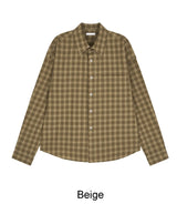 ヘイスクロップチェックシャツ
