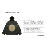 'Shh!' OVER-FIT HOODY_KHAKI CHARCOAL