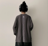 フットボールツーラインルーズフィットスウェットシャツ