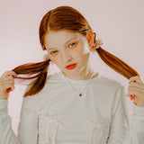 MINI ROSE SEE-THROUGH SCRUNCHIE (LIGHT PINK)