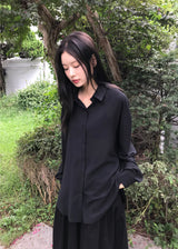 シアーリラックスドシャツ
