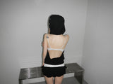 puching backless hoodie(3 color) 