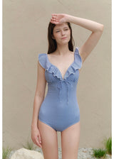Benny Swimsuit Blue Stripe