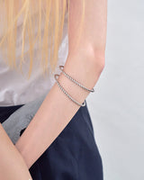 [MADE] TWIST CHAIN BANGLE (SILVER)