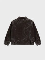 Eco Leather Bomber Jacket_Brown